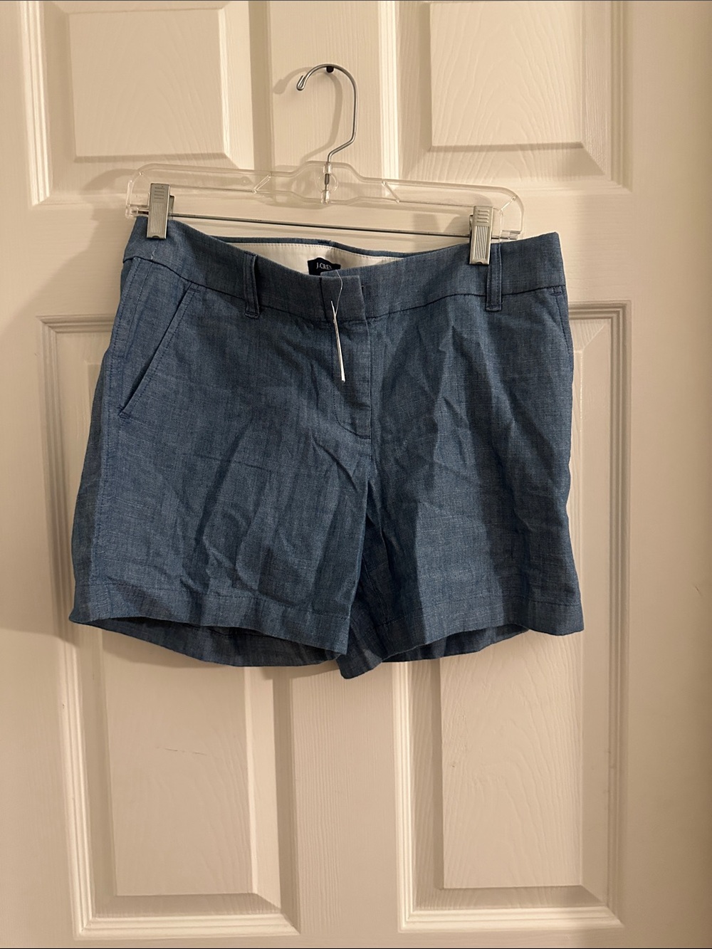 J. Crew Blue Chambray Tailored Women's Shorts